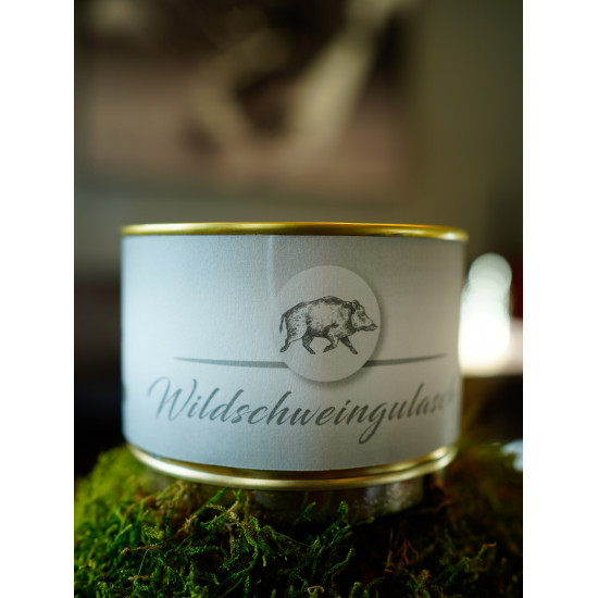 Wildschweingulasch – kräftig geschmort